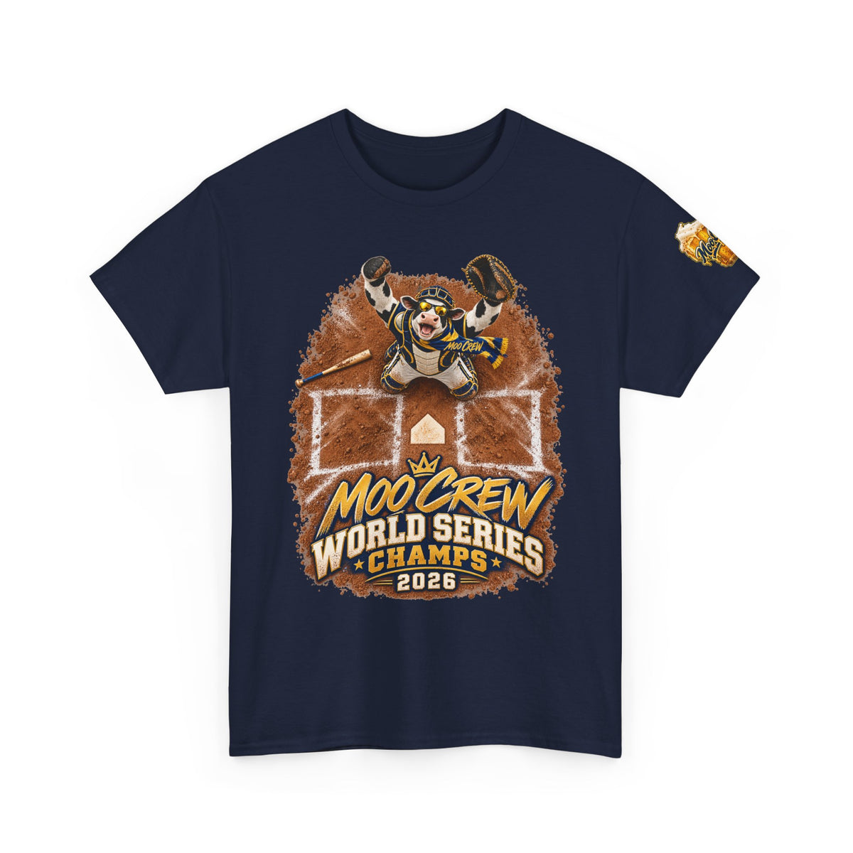 Moo Crew World Series Champs 2026 Baseball T-Shirt