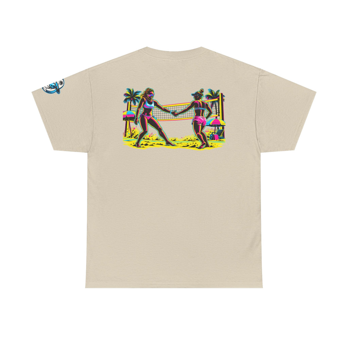 Beach Volleyball Tee — "Surface Beach Volleyball Club" Graphic T-Shirt