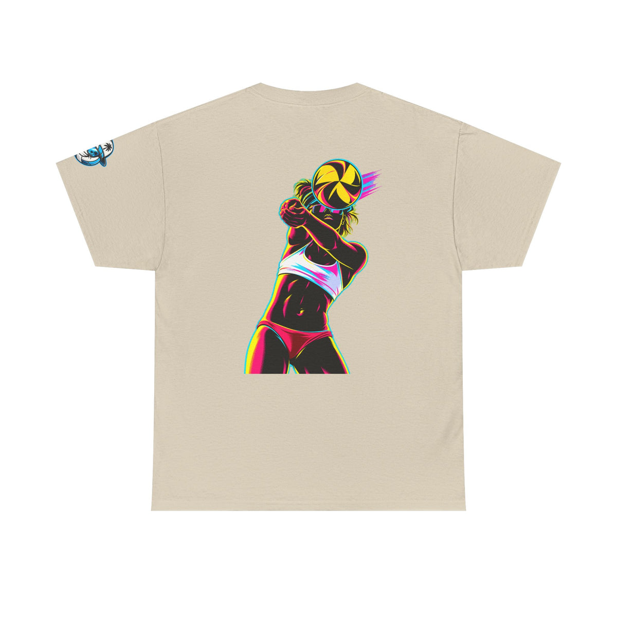 Beach Volleyball Tee — "Surface Beach Volleyball Club" Graphic Shirt