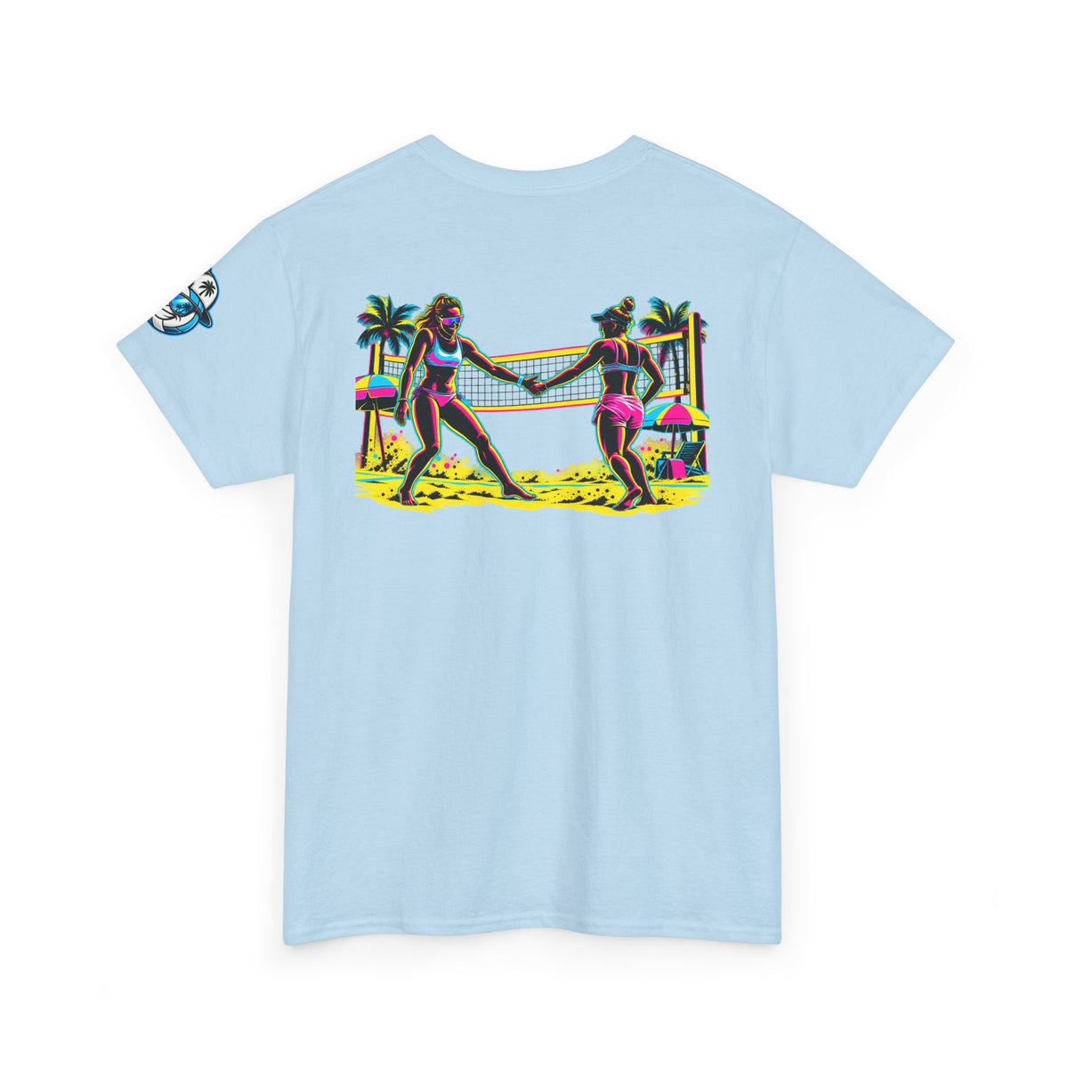 Beach Volleyball Tee — "Surface Beach Volleyball Club" Graphic T-Shirt