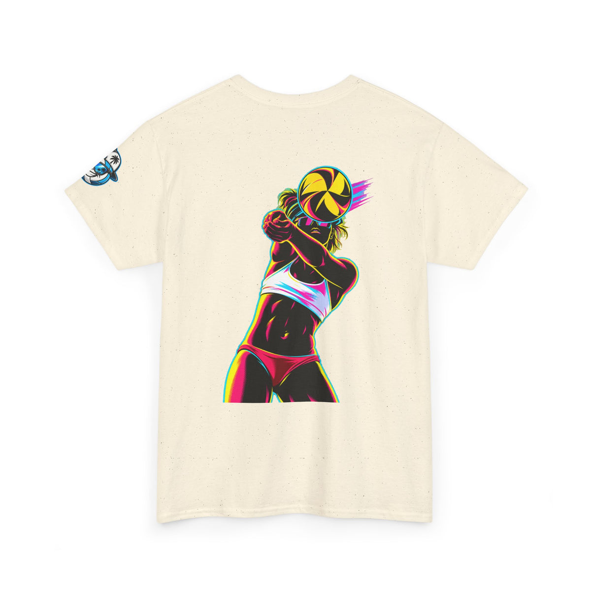 Beach Volleyball Tee — "Surface Beach Volleyball Club" Graphic Shirt