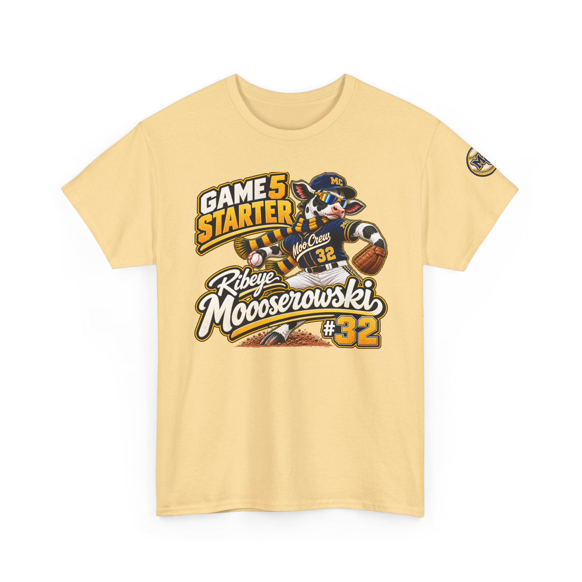 Moo Crew Game 5 Starter Baseball T-Shirt – Moooserowski