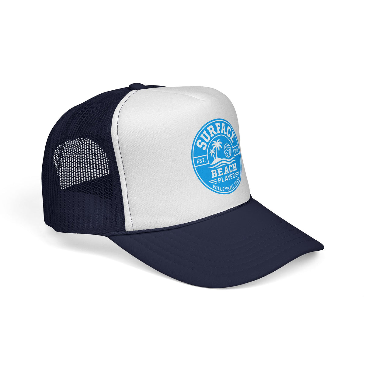 Surface Beach Volleyball Logo Trucker Caps | Surf Palm Volley Patch