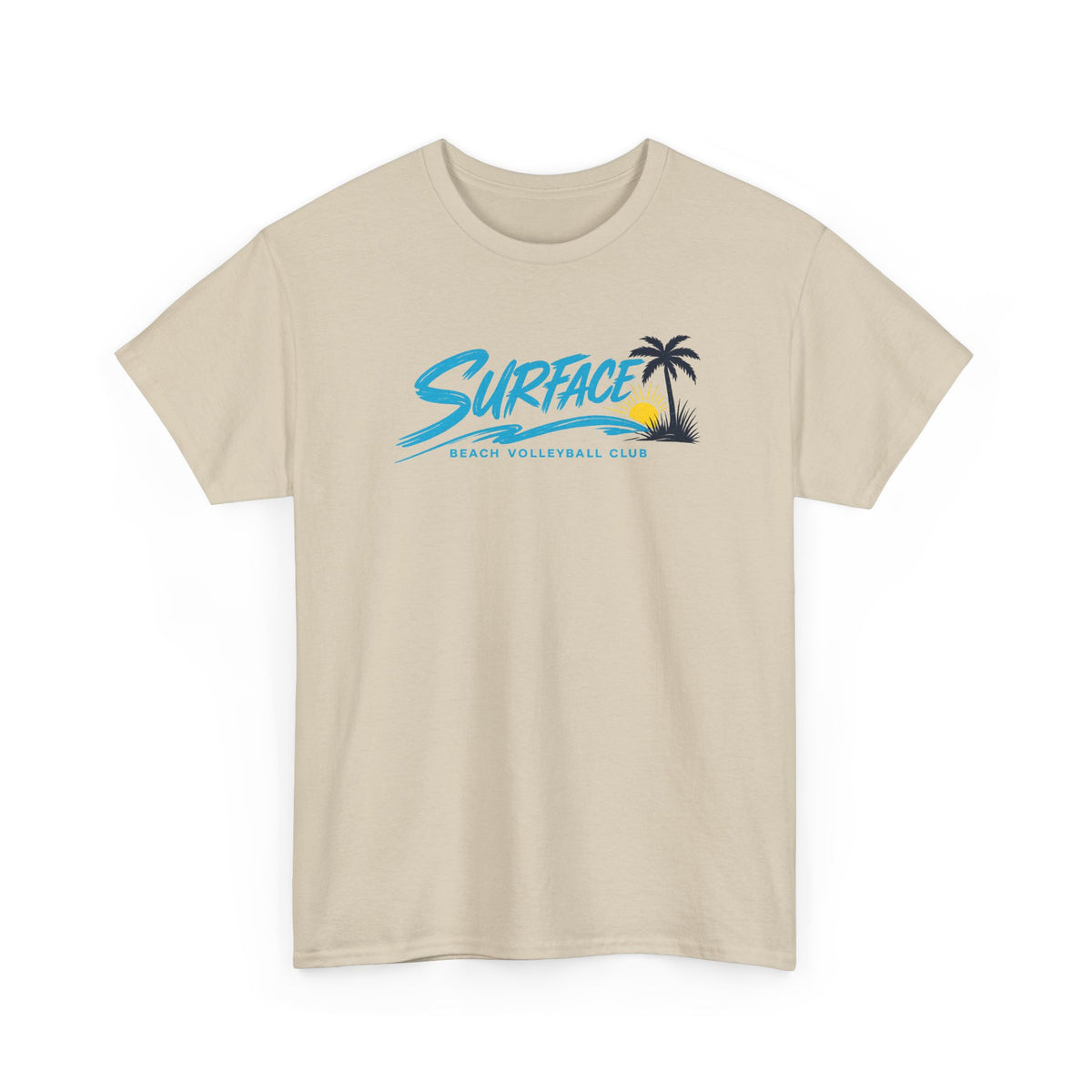Surface Surf Club T-Shirt – Retro Palm Beach Sunset Tee