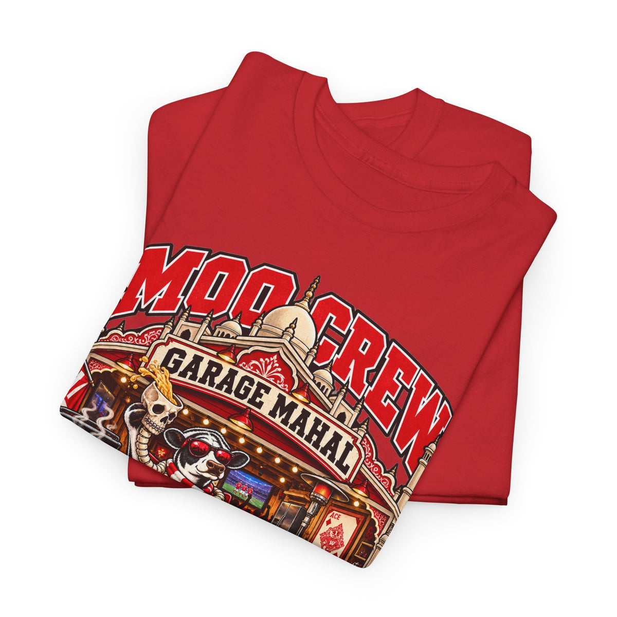 Moo Crew Garage Mahal Game Day Tailgate Graphic Tee