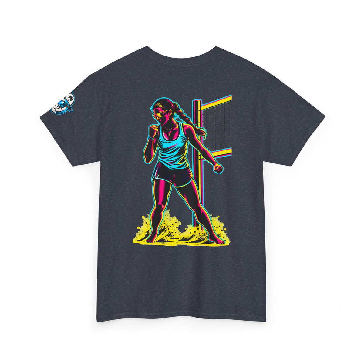 Beach Volleyball Tee — "Surface" Club Graphic T-Shirt