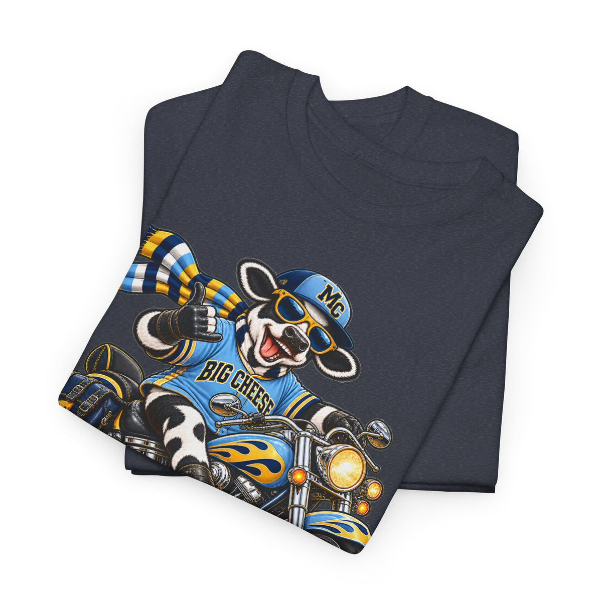 Moo Crew The Big Cheese Retro WI Teams Graphic Tee