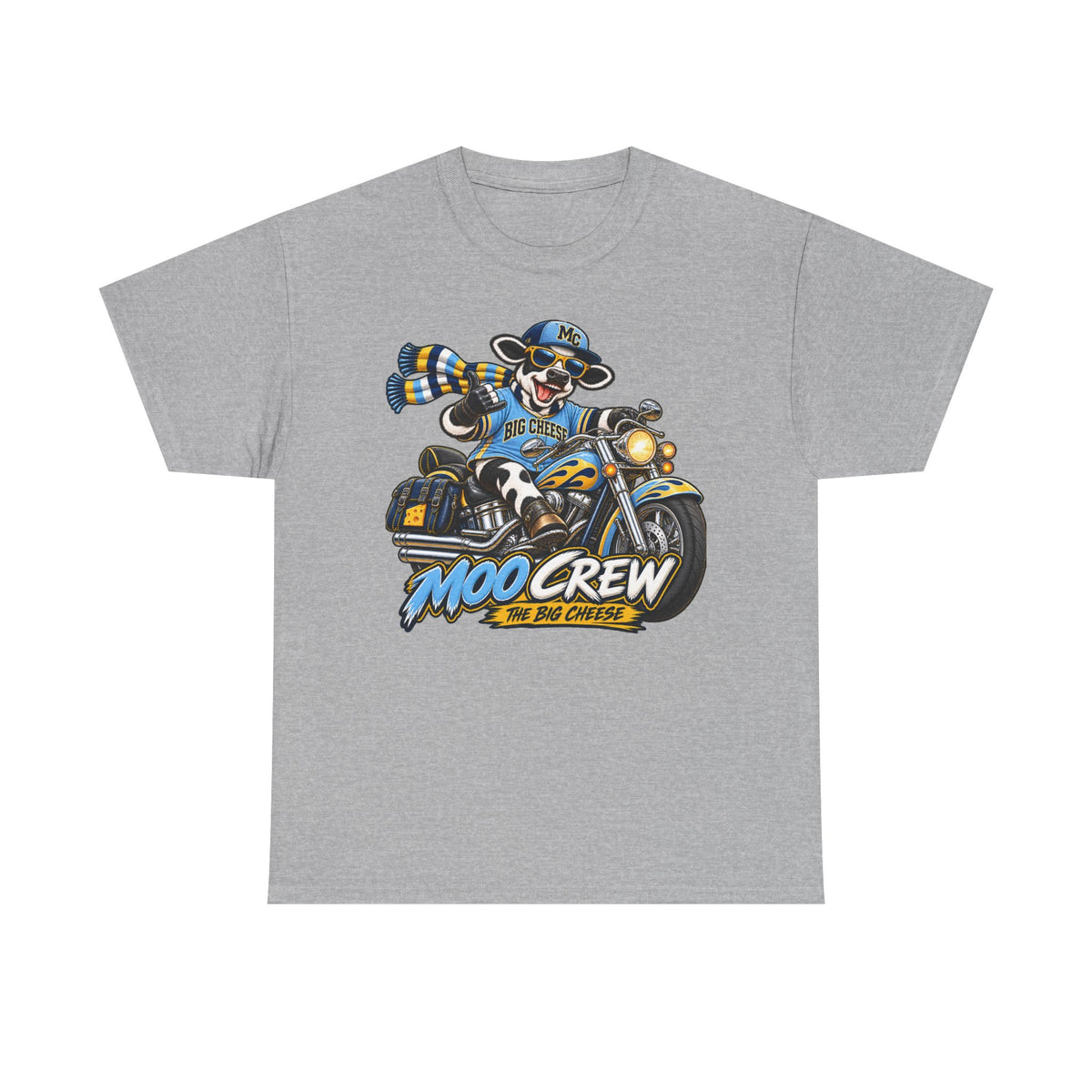 Moo Crew The Big Cheese Retro WI Teams Graphic Tee