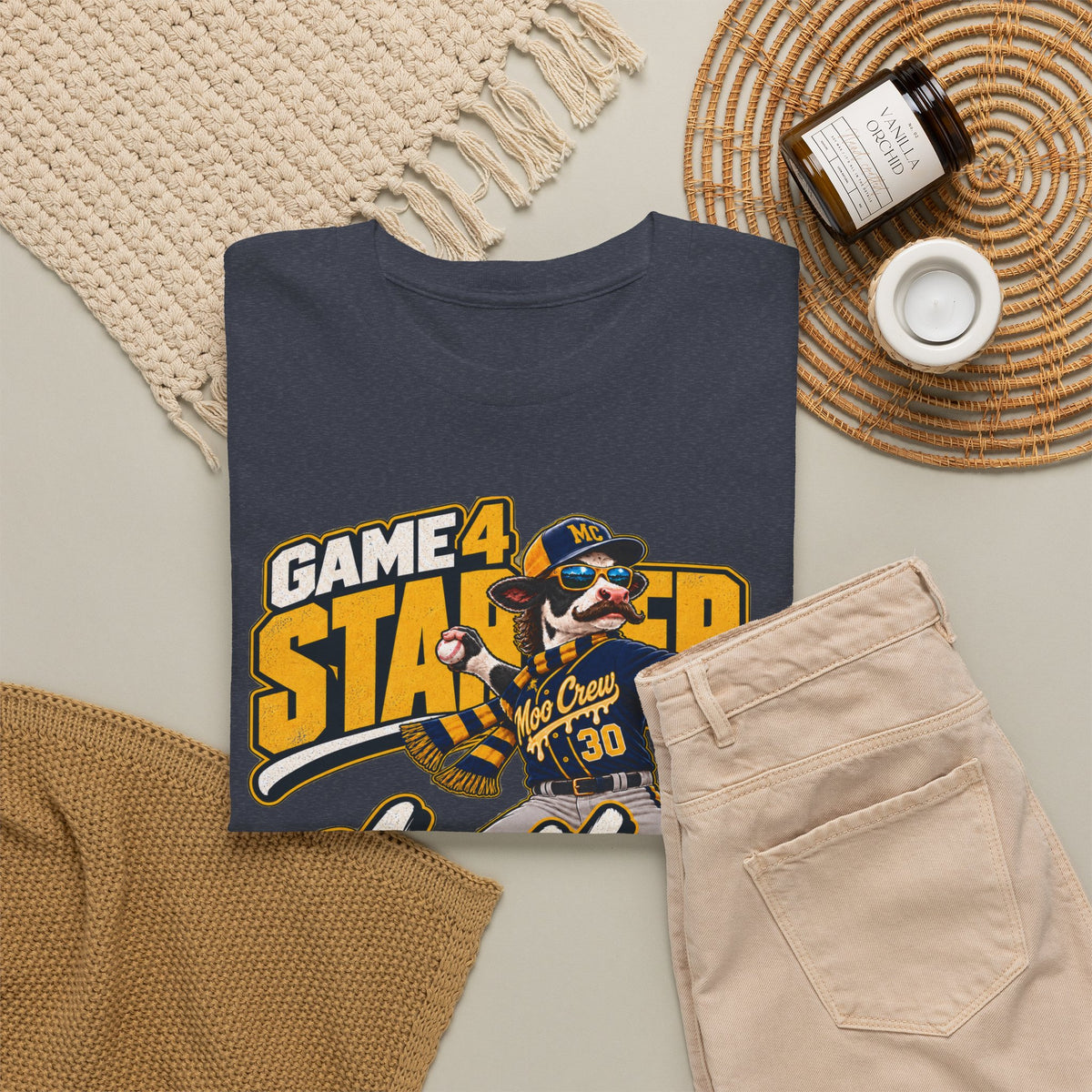 Moo Crew Game 4 Starter Baseball T-Shirt – Moo Hoss