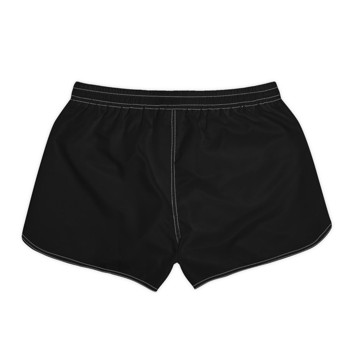 Blue Gradient Striped Women's Casual Shorts — Summer Beach Lounge AOP