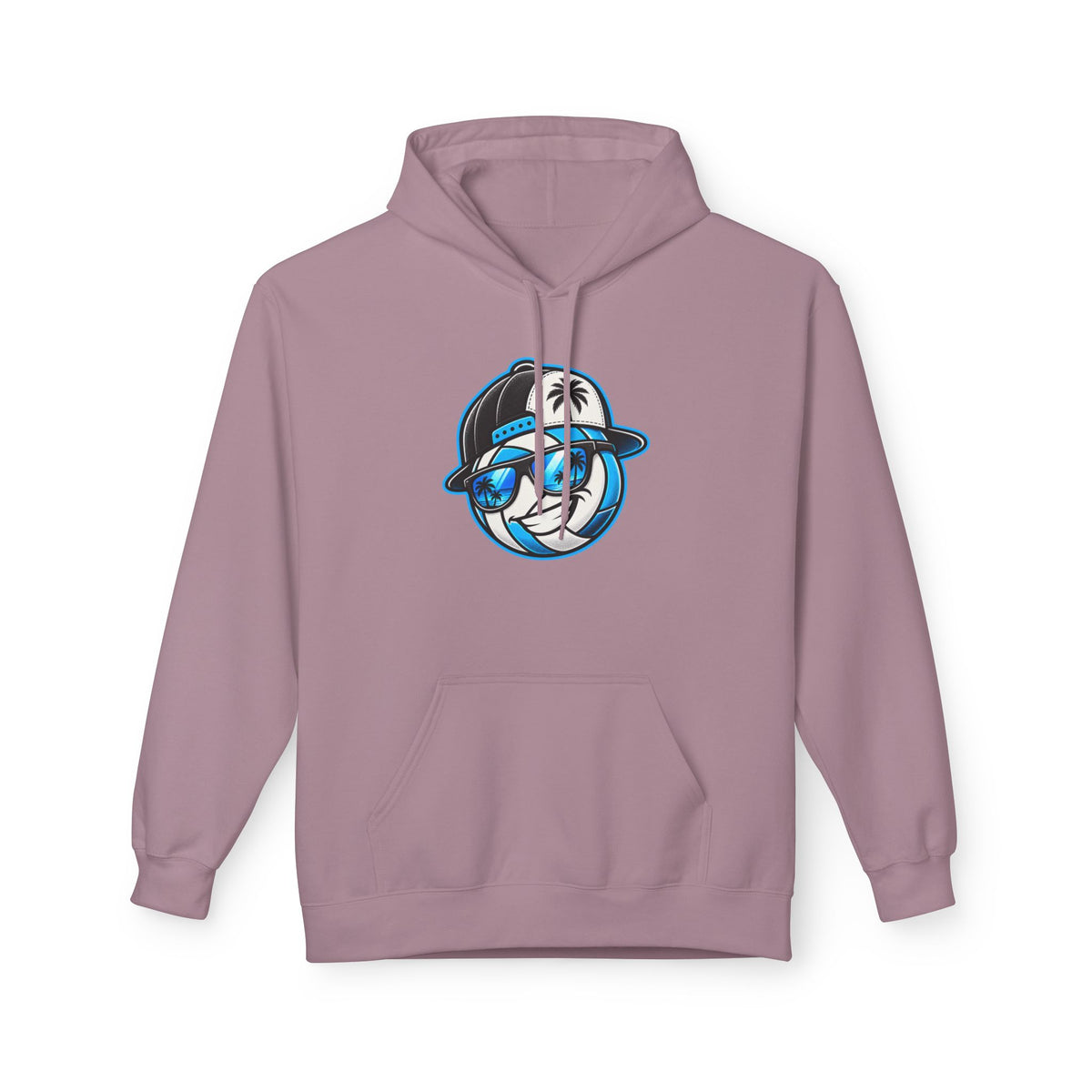 Surfface Beach Volleyball Hoodie — Retro Mascot Logo Pullover