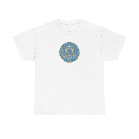 Surfache Cabana Club T‑Shirt – Tropical Beach Cabana Graphic Tee