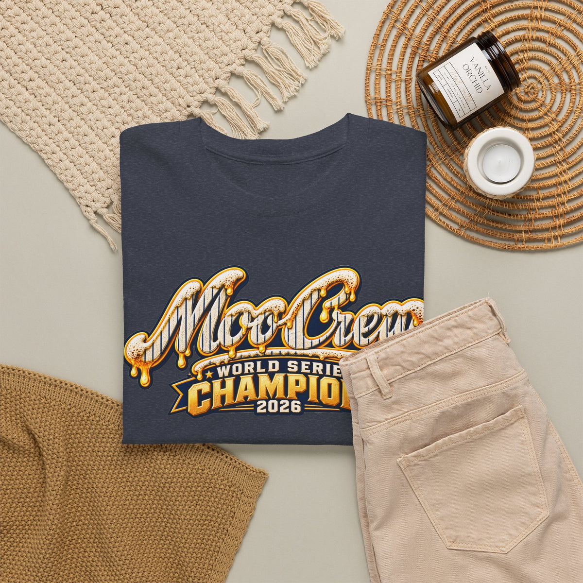 Moo Crew World Series Champions 2026 Baseball T-Shirt