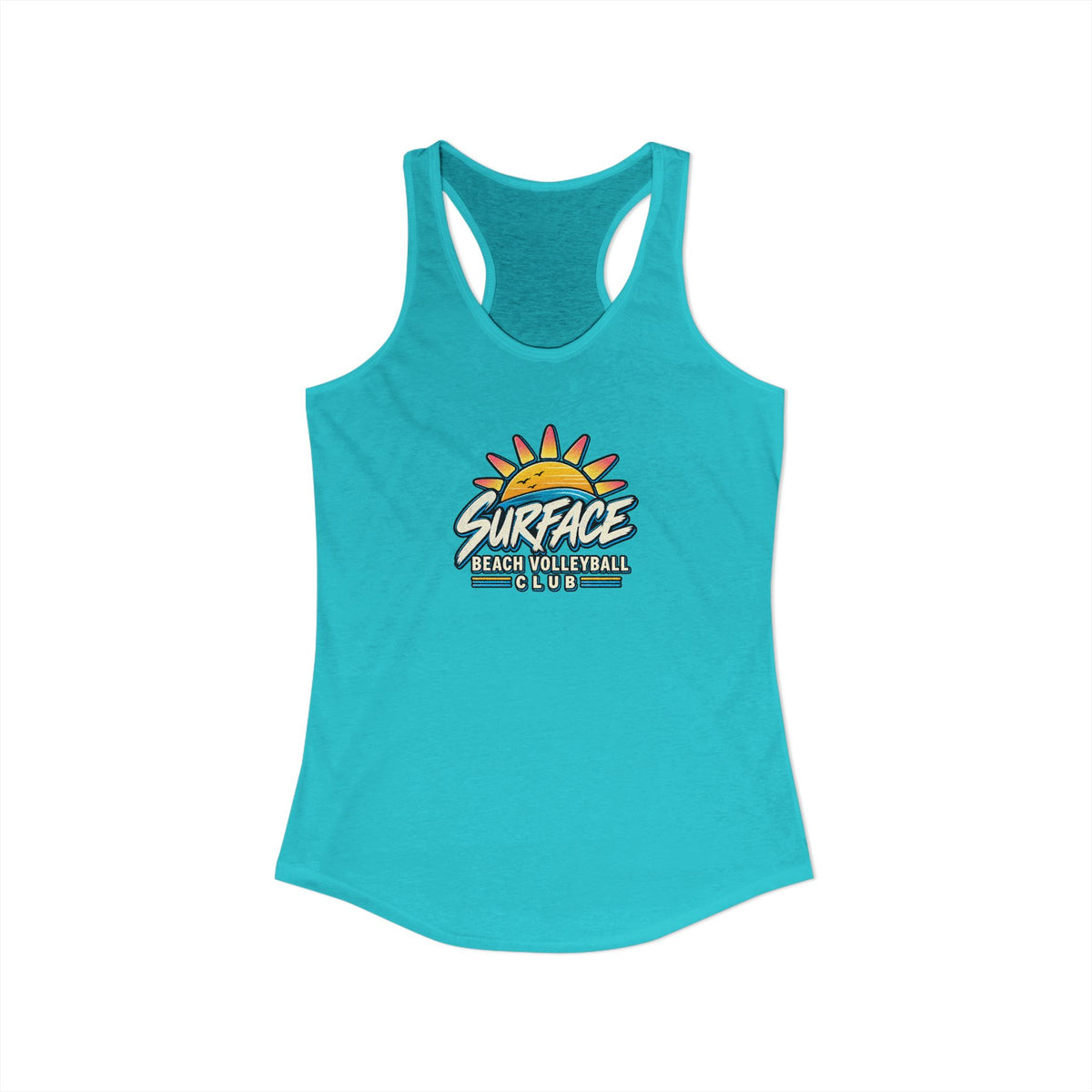 Surface Beach Volleyball Club Women's Racerback Tank -Retro