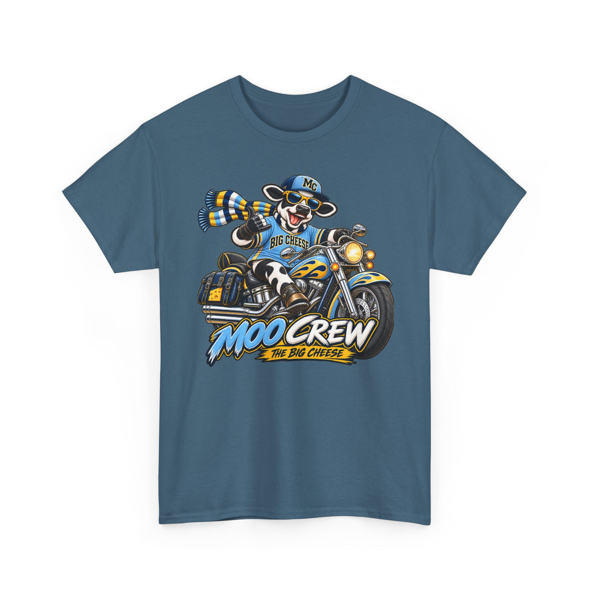 Moo Crew The Big Cheese Retro WI Teams Graphic Tee