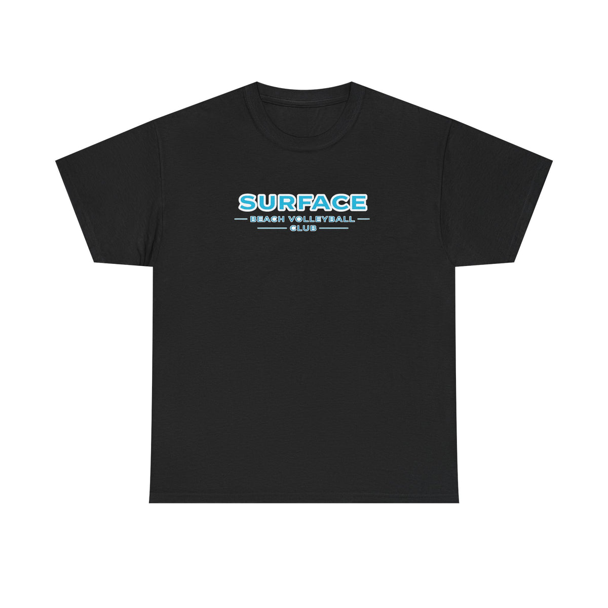 Surface Beach Volleyball Club T-Shirt — Coastal Sunset Volley Tee