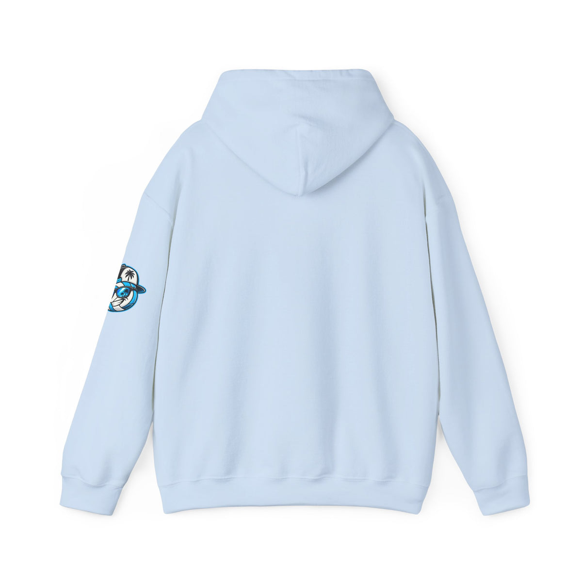 Surface Beach Volleyball Club Retro Mascot Logo Hoodie