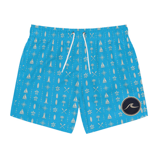 Surfache Icon Swim Short— Casual Surf Logo Beach Shorts