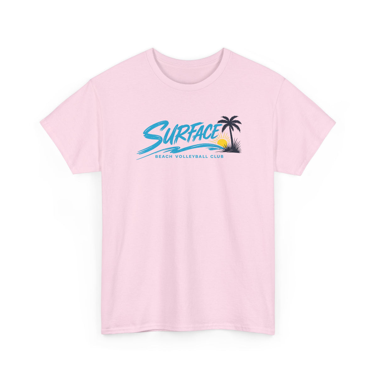 Surface Surf Club T-Shirt – Retro Palm Beach Sunset Tee