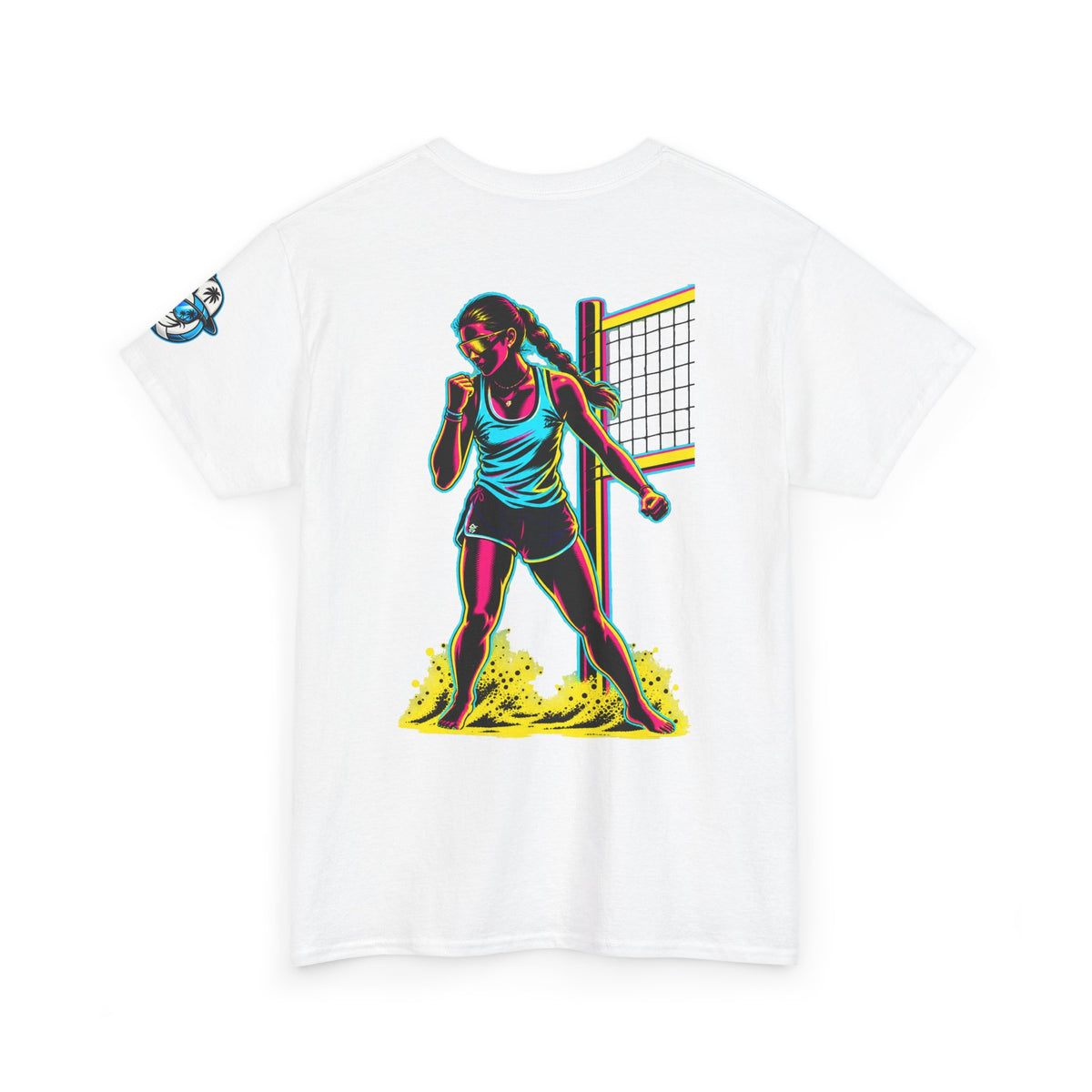 Beach Volleyball Tee — "Surface" Club Graphic T-Shirt