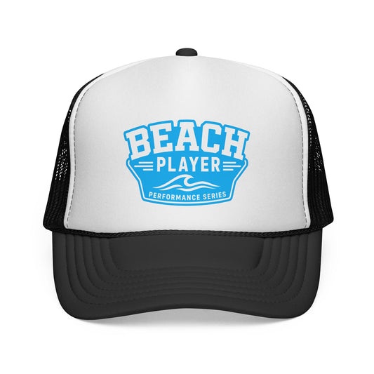 Beach Player Trucker Cap | Surf Wave Logo