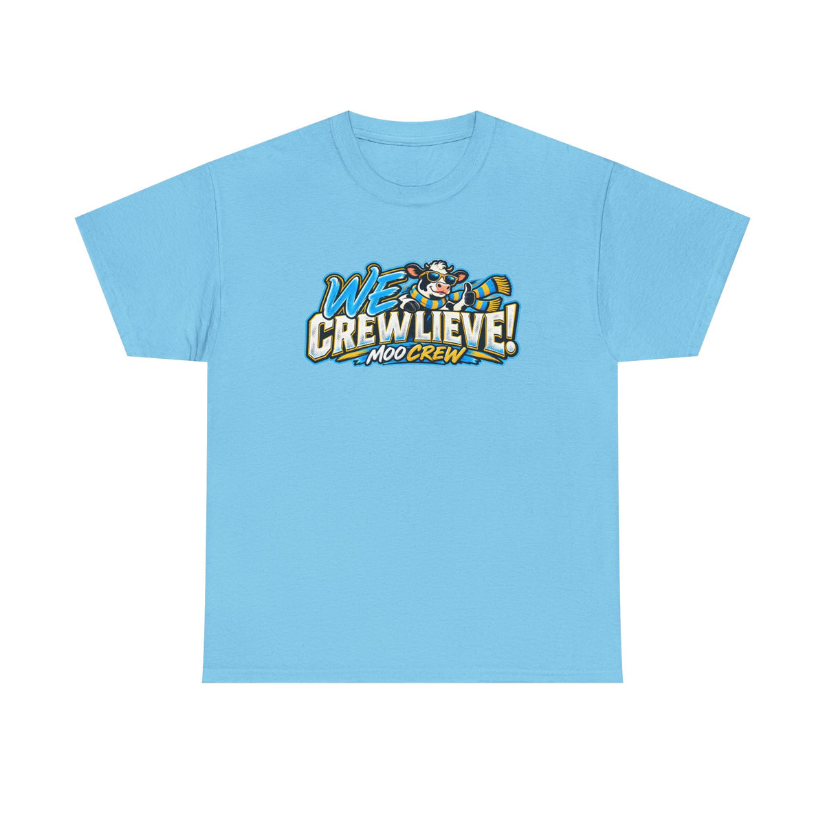 Moo Crew We Crewlieve! Graphic T-Shirt