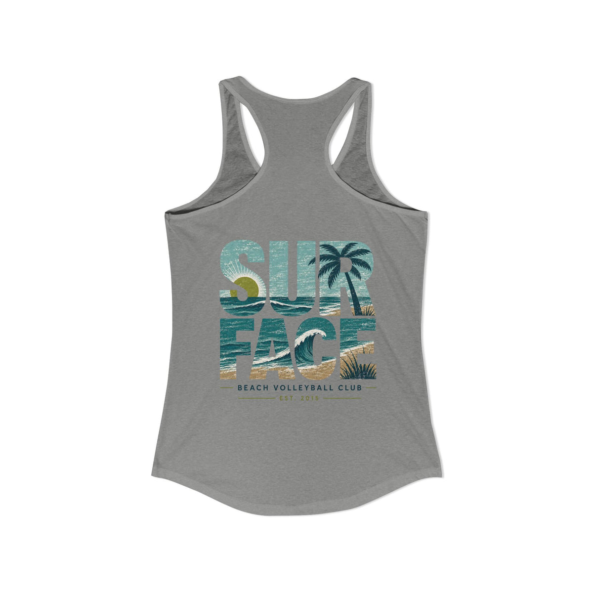 Surface Beach Volleyball Club Women's Racerback Tank - Beach Vibes