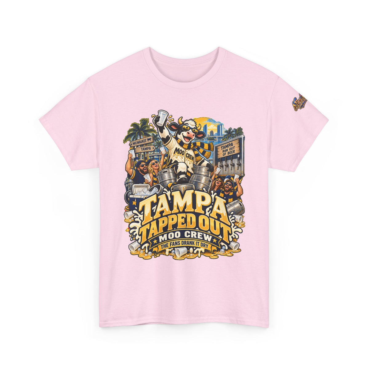 Moo Crew Tampa Tapped Craft Beer Graphic Tee
