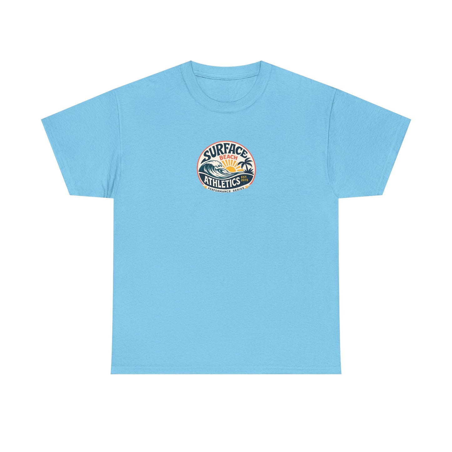Surface Athletics Beach T‑Shirt — Vintage Surf Logo Tee