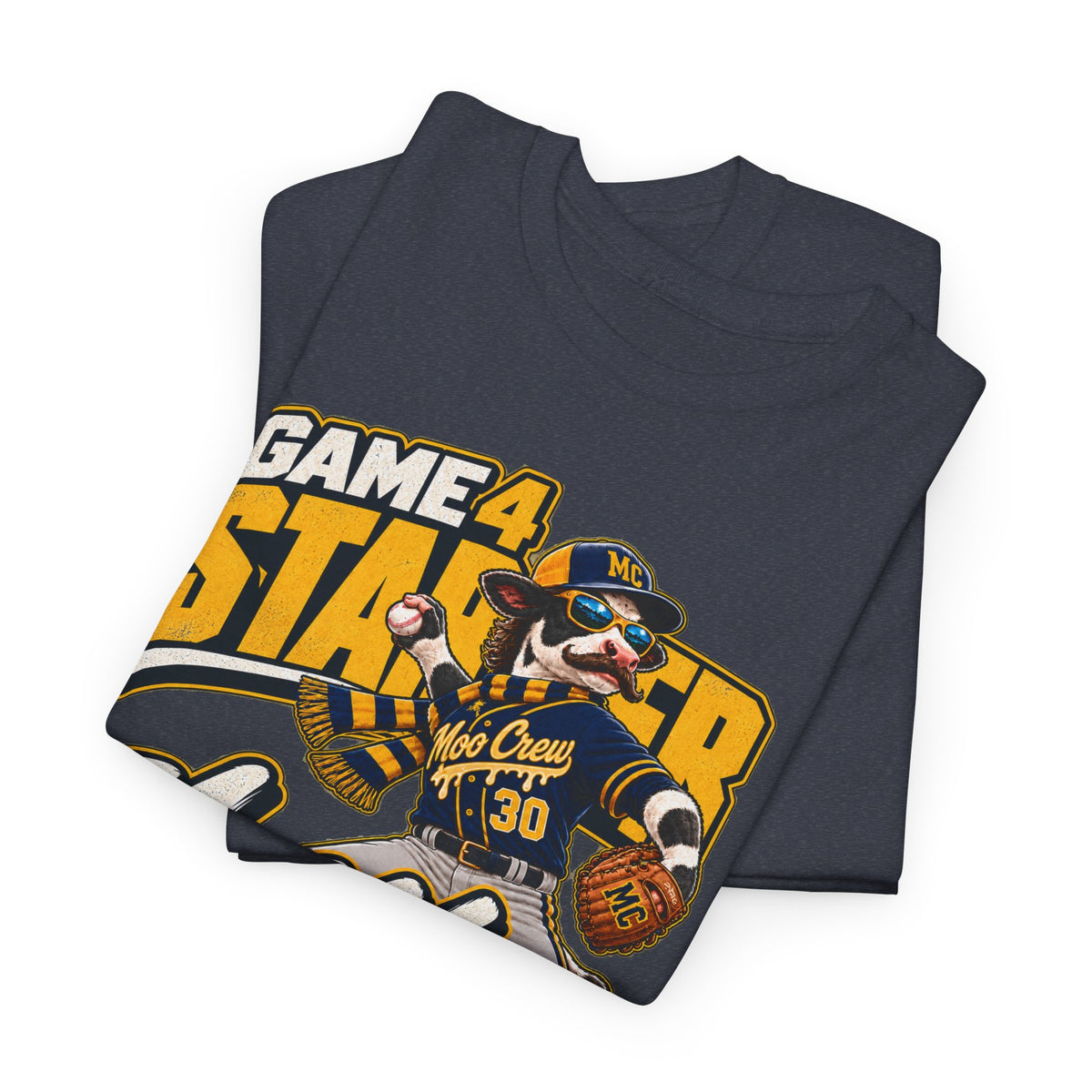 Moo Crew Game 4 Starter Baseball T-Shirt – Moo Hoss