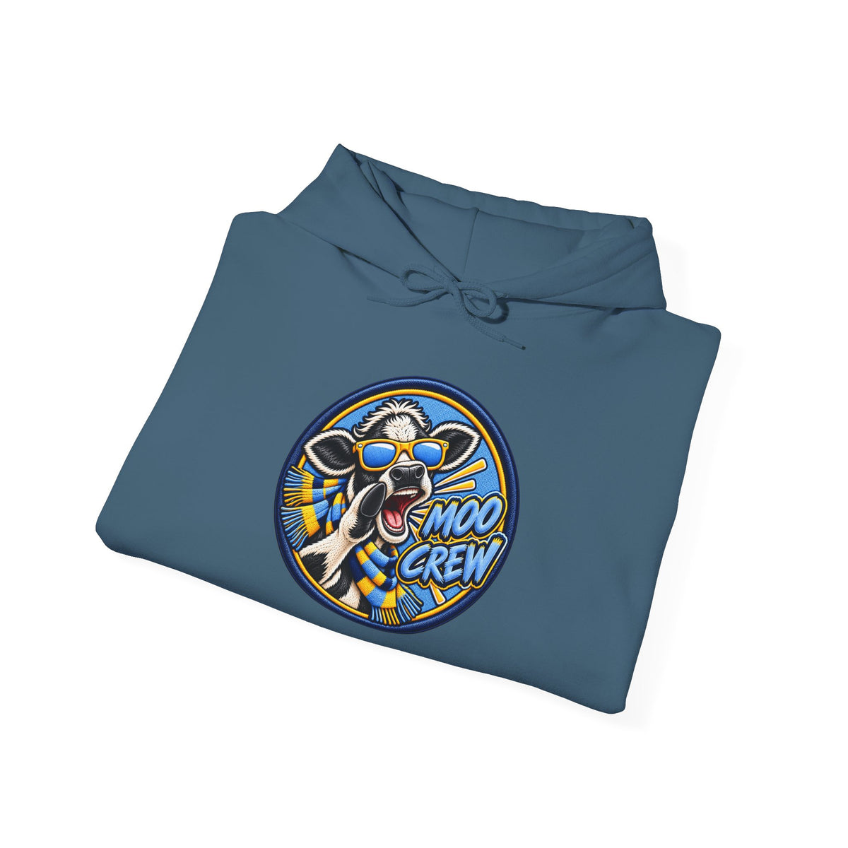 Moo Crew WI Team Cow Graphic Hoodie