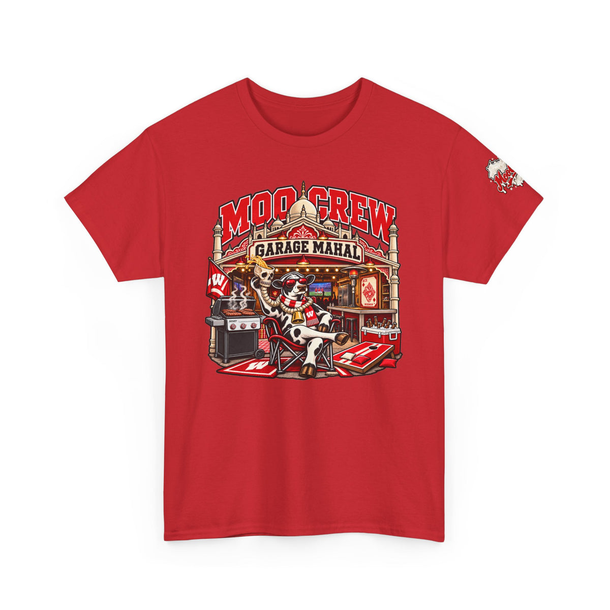 Moo Crew Garage Mahal Game Day Tailgate Graphic Tee