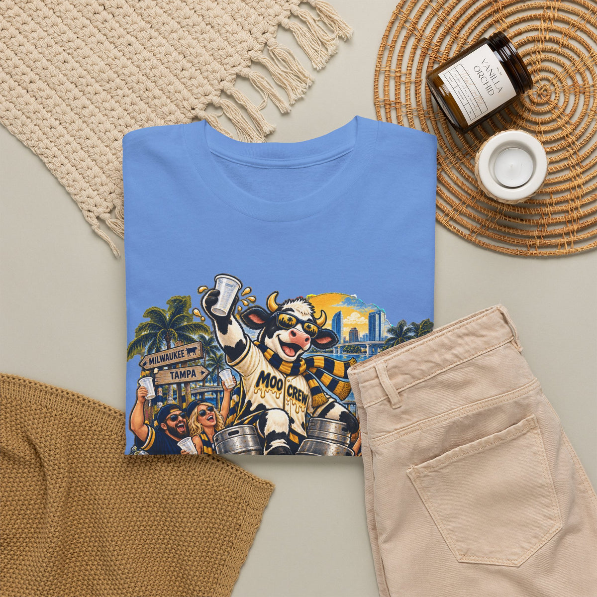 Moo Crew Tampa Tapped Craft Beer Graphic Tee