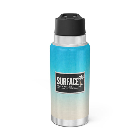32oz Surf Gradient Tumbler - 'Surface' Beach Club Insulated Water Bottle