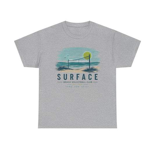 Surface Beach Volleyball Club T-Shirt – Vintage Coastal Volleyball Tee