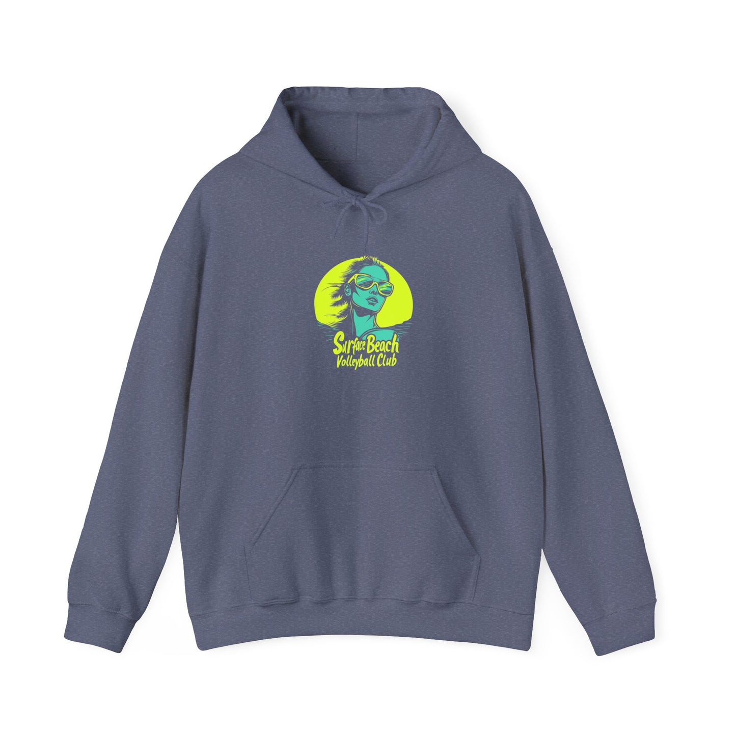 Model Logo Surface Beach Volleyball Unisex Heavy Blend™ Hooded Sweatshirt