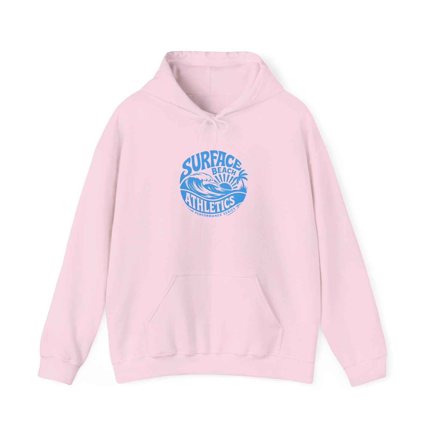Surface Beach Athletics Hoodie — Coastal Wave Surf Club Sweatshirt