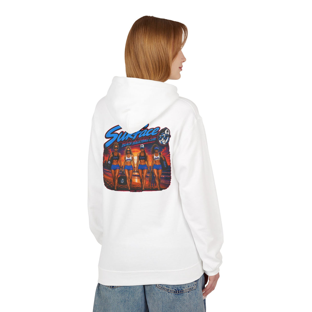Surface Beach Volleyball Hoodie —Sunset Nights Pullover