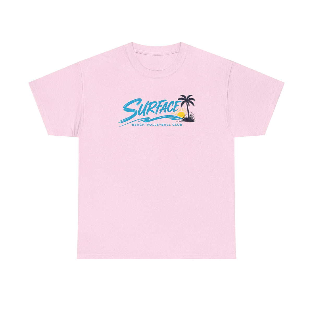 Surface Surf Club T-Shirt – Retro Palm Beach Sunset Tee