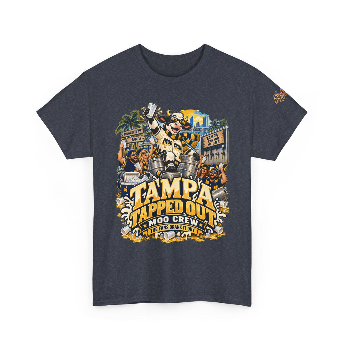 Moo Crew Tampa Tapped Craft Beer Graphic Tee