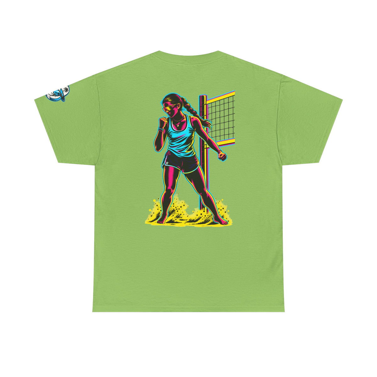 Beach Volleyball Tee — "Surface" Club Graphic T-Shirt