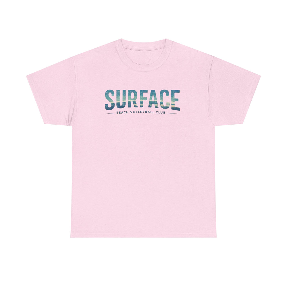 Surface Beach Club T-Shirt — Vintage Palm & Wave Logo Tee