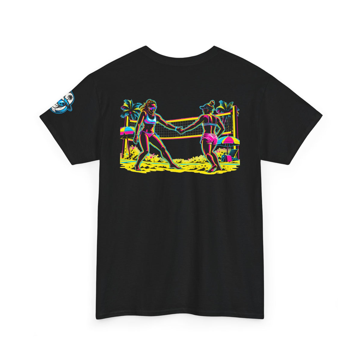 Beach Volleyball Tee — "Surface Beach Volleyball Club" Graphic T-Shirt