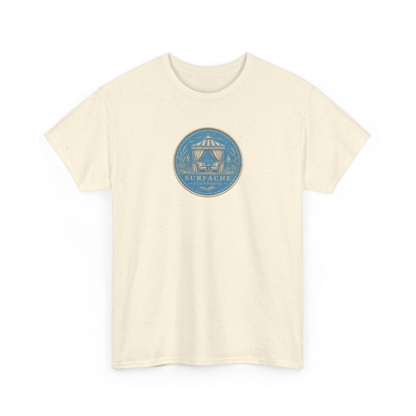 Surfache Cabana Club T‑Shirt – Tropical Beach Cabana Graphic Tee