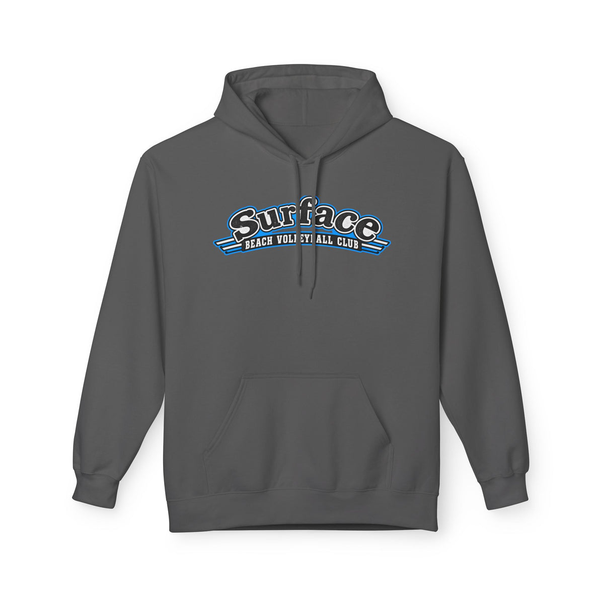 Surface Beach Volleyball Hoodie — Retro Palm Beach Volleyball Club Design