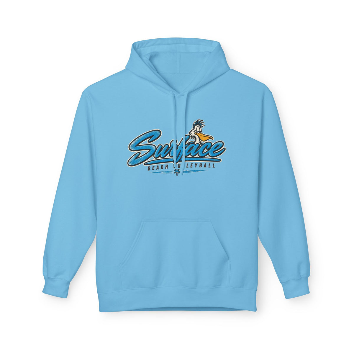 Surface Beach Volleyball Hoodie — Coastal Team Logo Pullover