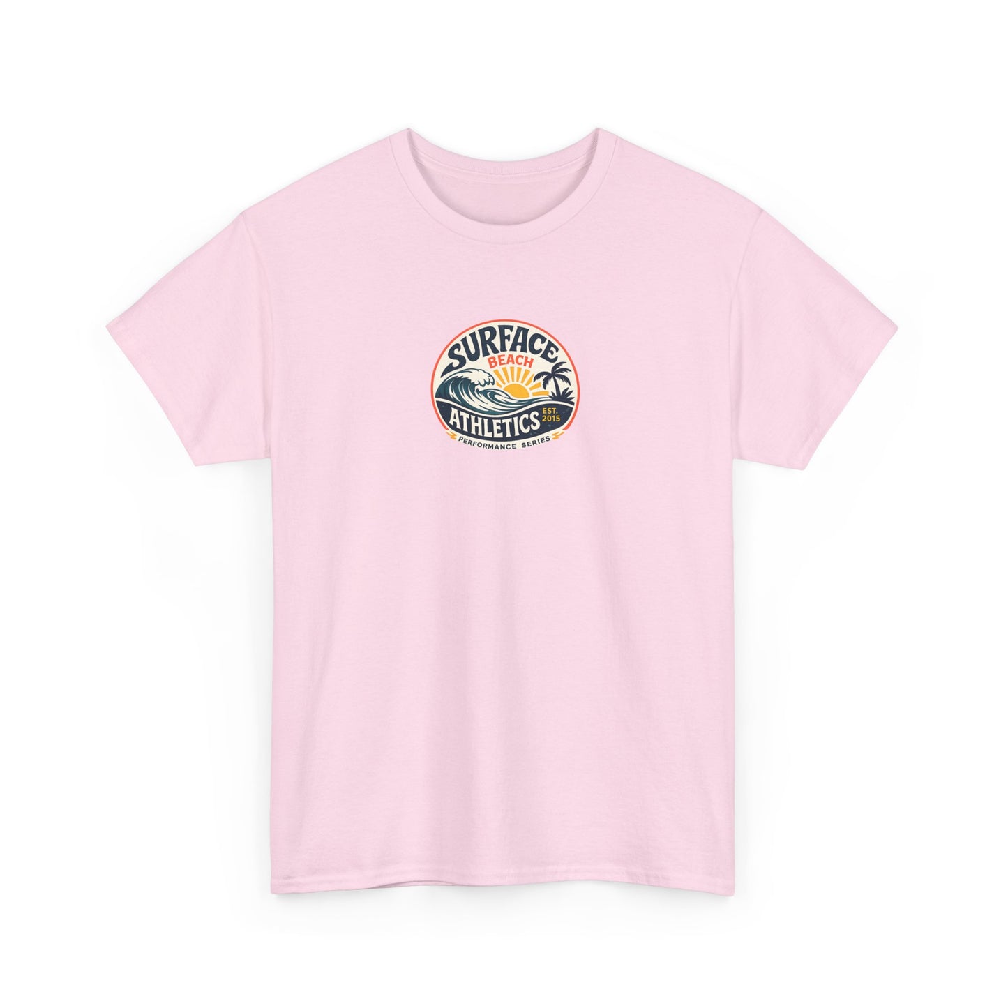 Surface Athletics Beach T‑Shirt — Vintage Surf Logo Tee