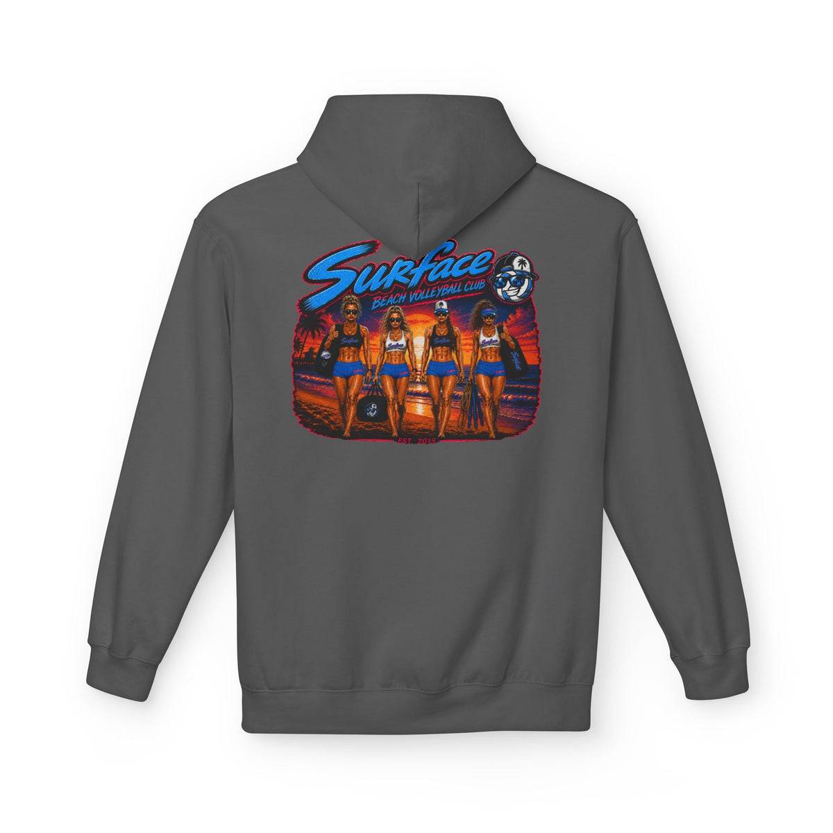 Surface Beach Volleyball Hoodie —Sunset Nights Pullover