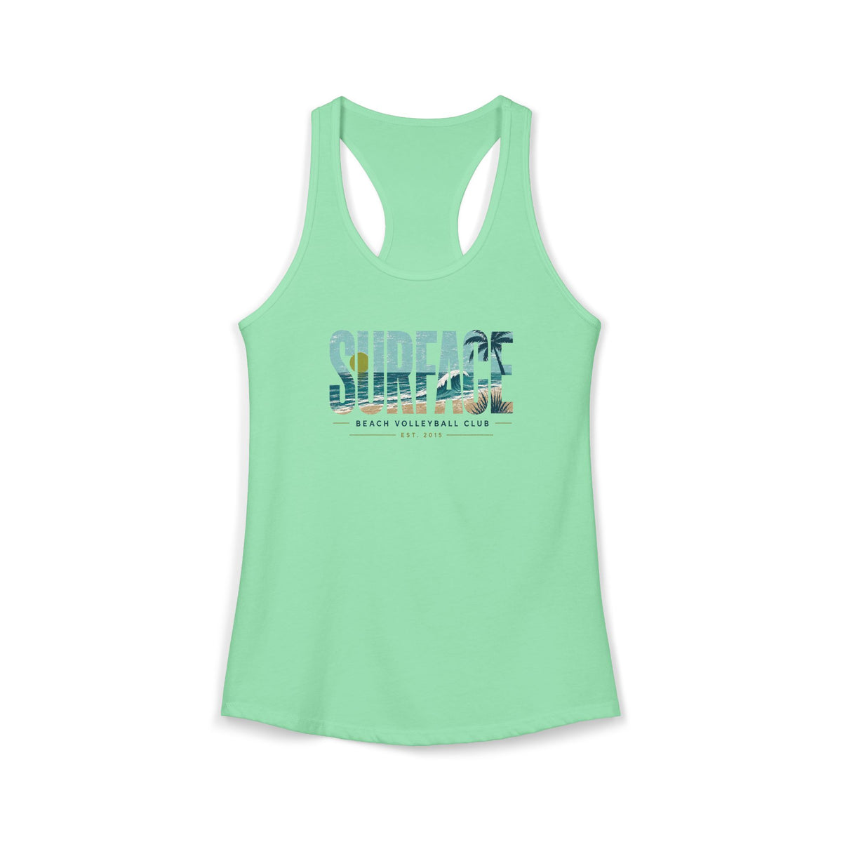 Surface Beach Volleyball Club Women's Racerback Tank - Beach Vibes