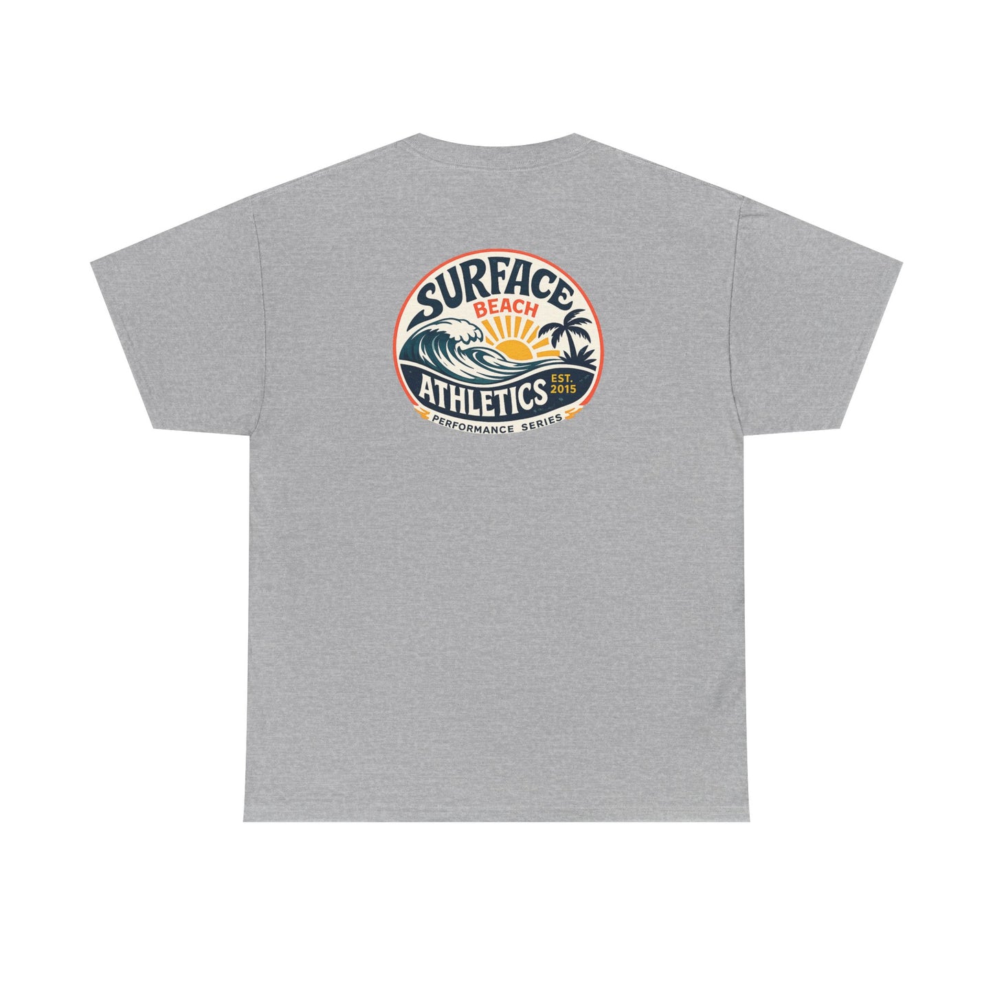 Surface Athletics Beach T‑Shirt — Vintage Surf Logo Tee